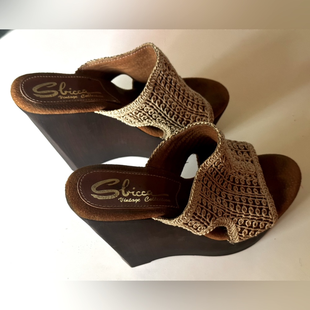 Sbicca Platform Wedge Sandals